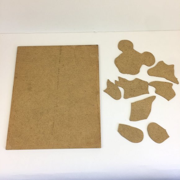 Vtg Mickey Mouse 8 Piece Wooden‎ Puzzle Wave Yellow Shirt Playskool Disney - Picture 9 of 9